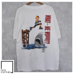 Vintage Mad Magazine Shirt 1995 Alfred E Neuman 90's Rollerblading Back