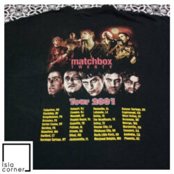 Vintage Matchbox Twenty Tour 2001 2-SIDED Shirt 1 Vintage Matchbox 20 Matchbox Twenty Tour 2001 2 SIDED Shirt Back