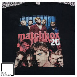 Vintage Matchbox 20 Matchbox Twenty Tour 2001 2 SIDED Shirt Front