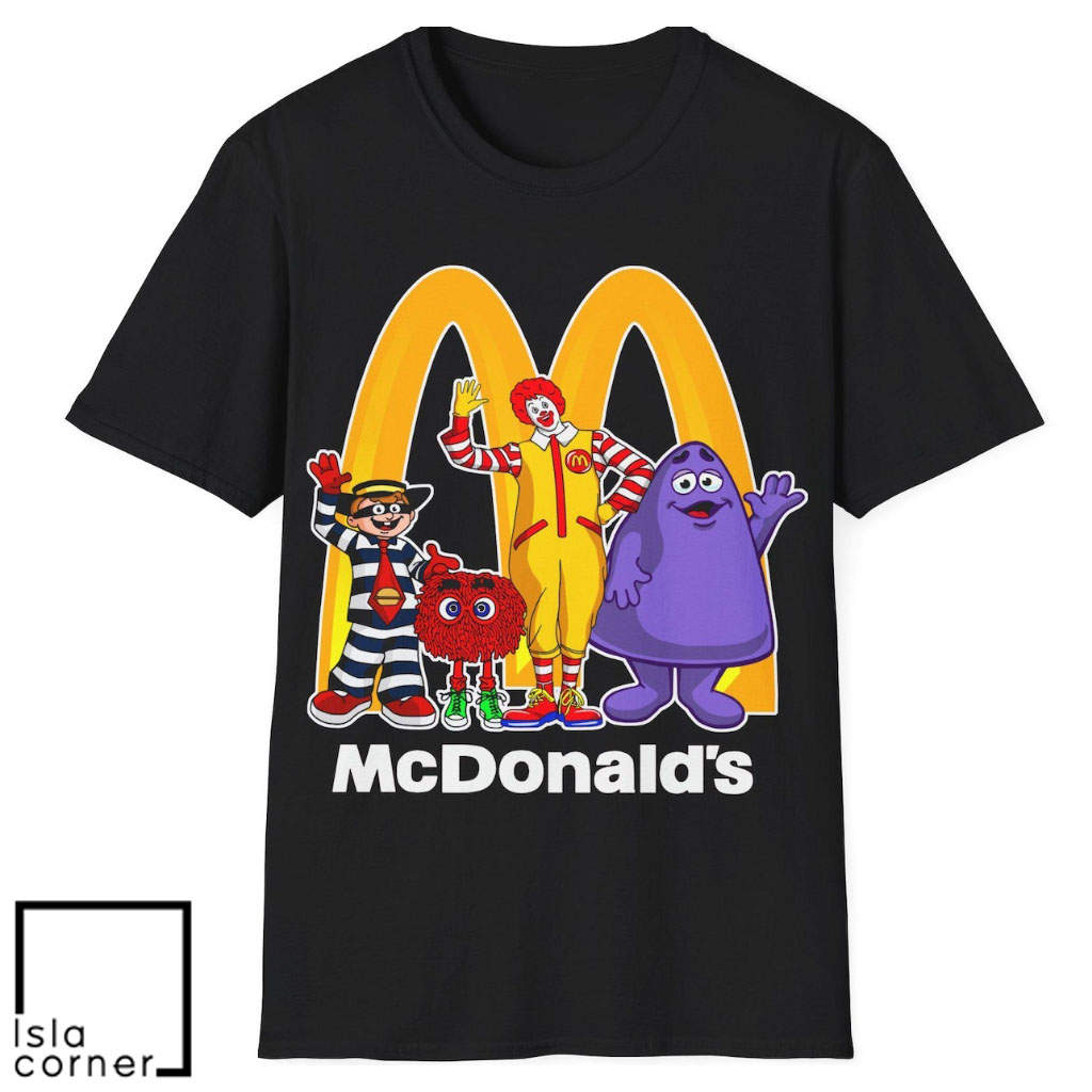 Vintage McDonalds Inspired Fast Food Shirt Vintage McDonalds Inspired Fast Food Shirt