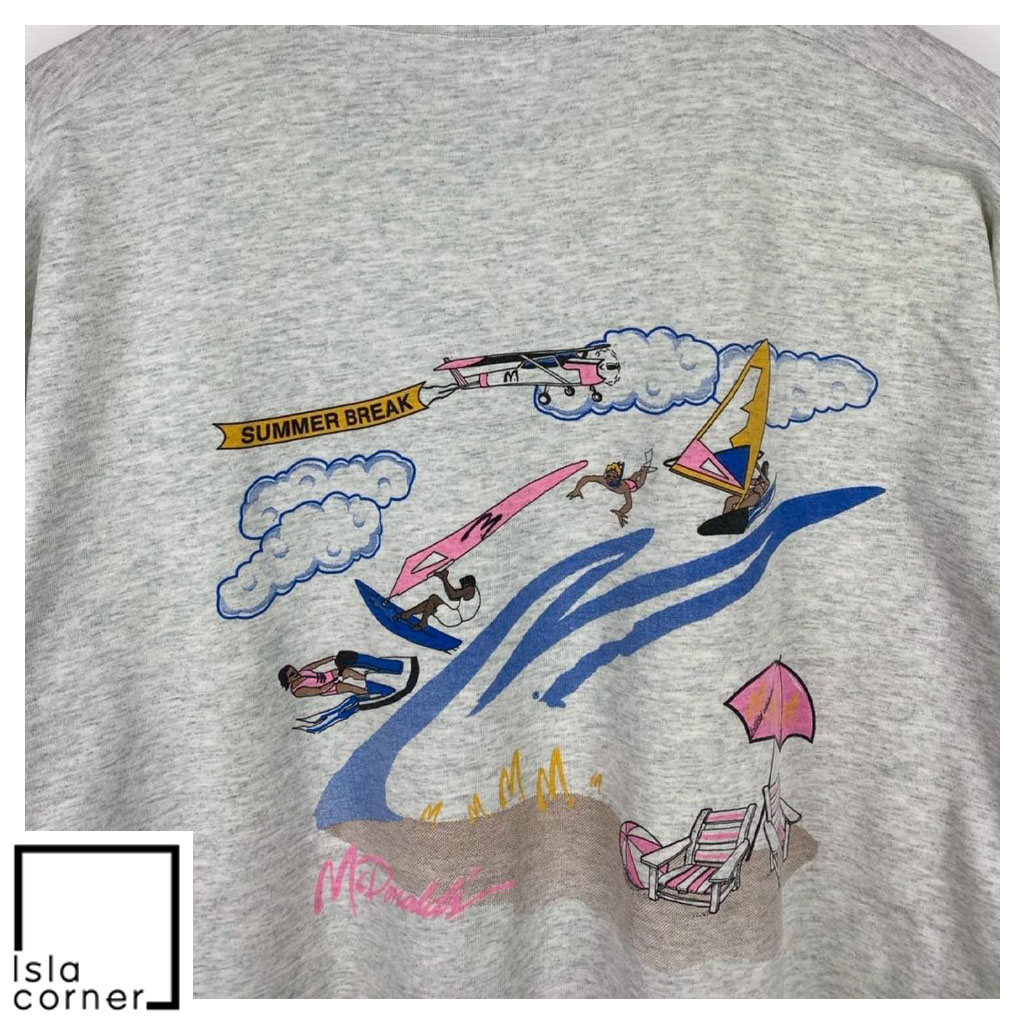 Vintage Mcdonald’s Summer Break Shirt back Vintage Mcdonald’s Summer Break Shirt back