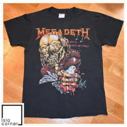 Vintage Megadeth Wake Up Dead 1987 Tour Shirt
