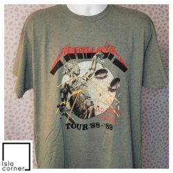 Vintage Metallica And Justice For All Tour Tour '88 '89 Shirt