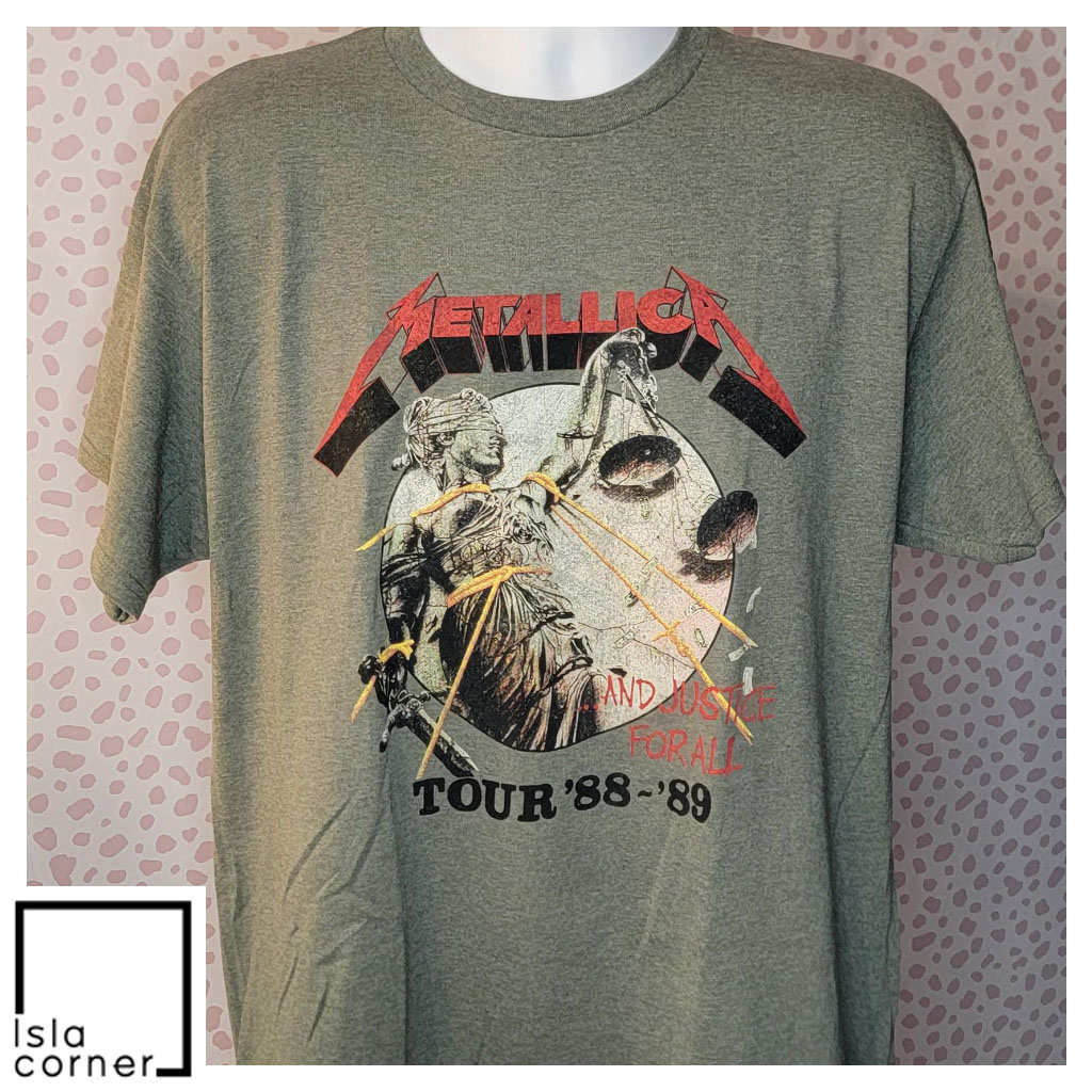 Vintage Metallica And Justice For All Tour Tour '88 '89 Shirt Vintage Metallica And Justice For All Tour Tour '88 '89 Shirt