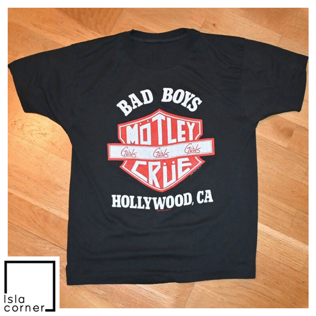Vintage Mötley Crüe Bad Boy World Tour 1987 Shirt Vintage Mötley Crüe Bad Boy World Tour 1987 Shirt