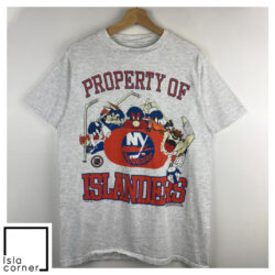 Vintage NHL 1991 New York Islanders Looney Tunes Shirt