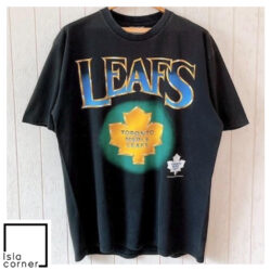 Vintage NHL Toronto Maple Leafs Gold Leaf 1994 Shirt