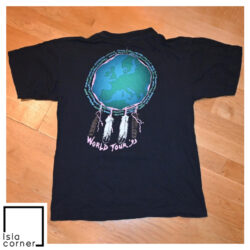 Vintage Neil Young 1993 World Tour 2 SIDED Shirt Back