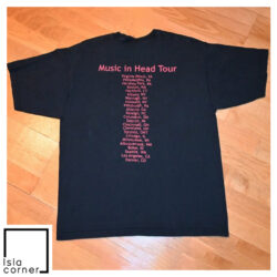 Vintage Neil Young 2000 Music In Head Tour Shirt Back