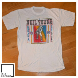 Vintage Neil Young Crazy Horse For Life On Tour 1987 Shirt