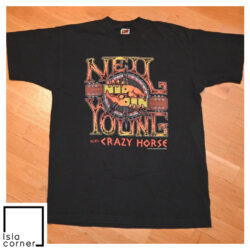 Vintage Neil Young With Crazy Horse 96 97 Tour Shirt
