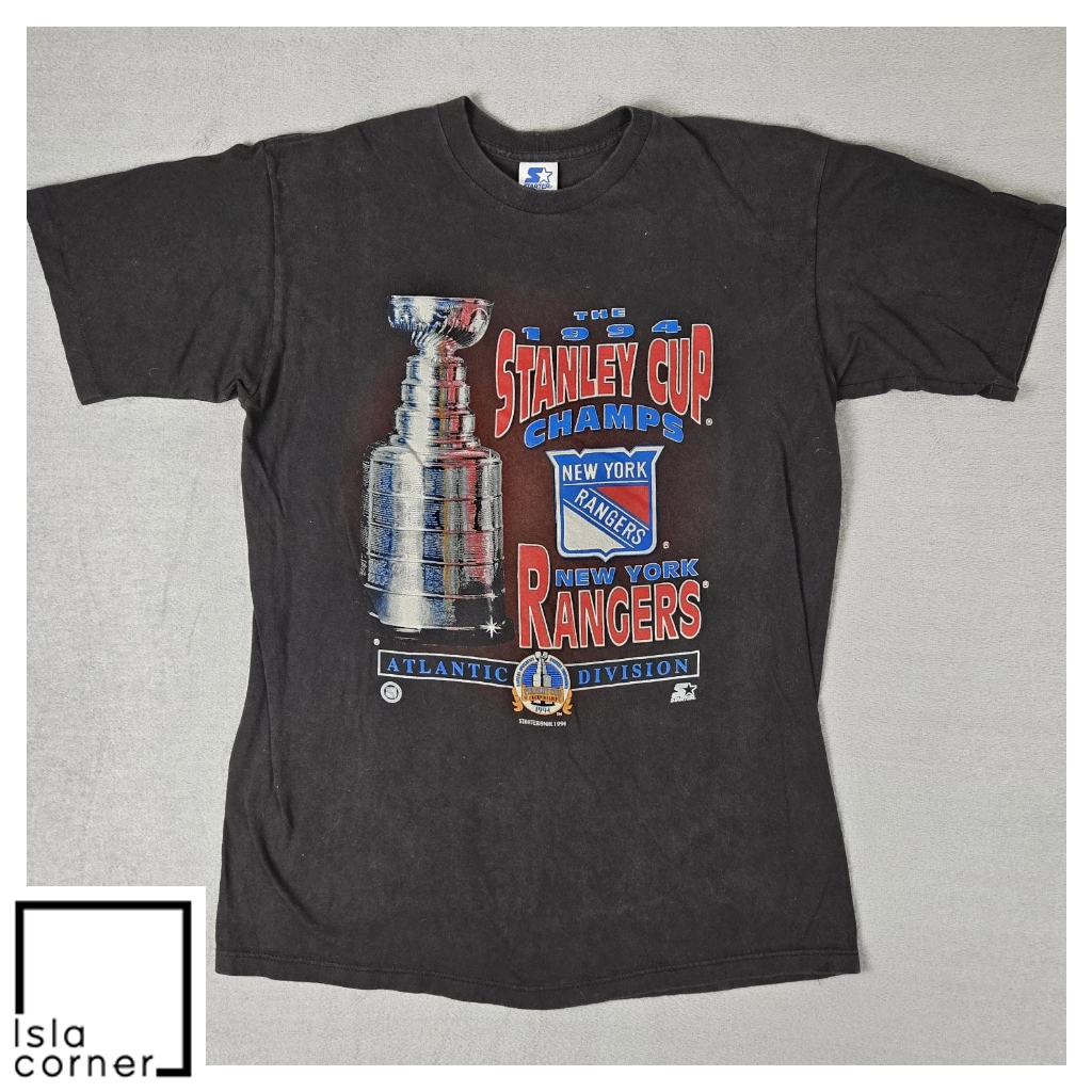 Vintage New York Rangers 1994 Stanley Cup Champions Starter NHL Hockey Shirt Vintage New York Rangers 1994 Stanley Cup Champions Starter NHL Hockey Shirt