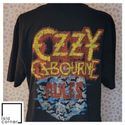 Vintage Ozzy Osbourne Bark At The Moon Tour '84 Shirt 2 SIDED Back