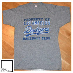 Vintage Property Of Los Angeles Dodgers Baseball Club Shirt