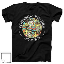 Vintage Psychedelic Research Volunteer Terence Mckenna Mushroom Shirt