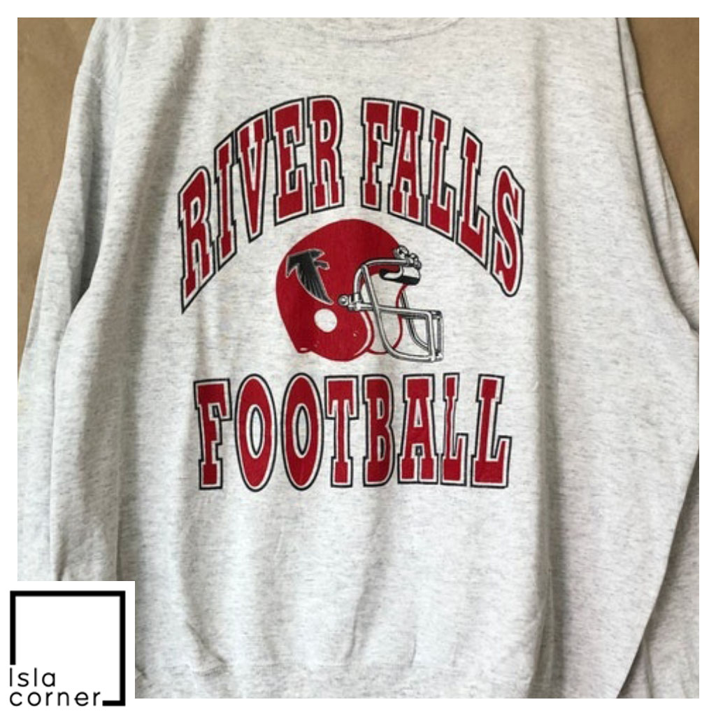 Vintage River Falls Football Helmet Sweatshirt Vintage River Falls Football Helmet Sweatshirt