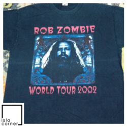 Vintage Rob Zombie Demon Speeding World Tour 2002 Shirt Front