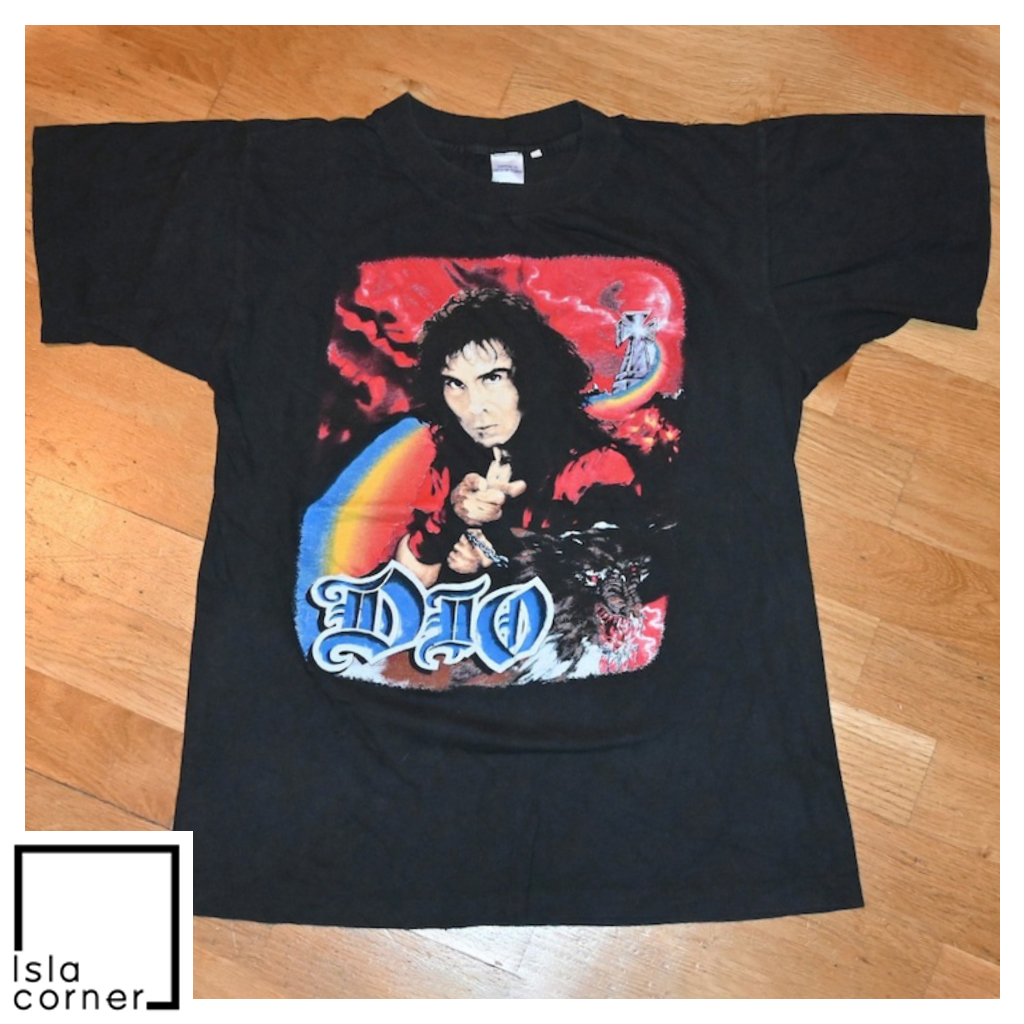 Vintage Ronnie James Dio 1990 Lock Up The Wolves Tour Shirt Front Vintage Ronnie James Dio 1990 Lock Up The Wolves Tour Shirt Front