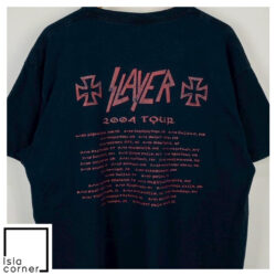 Vintage Slayer Tour 2004 Shirt Back