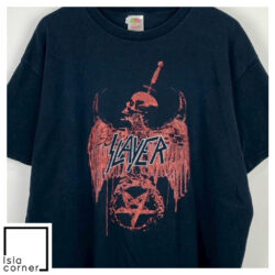 Vintage Slayer Tour 2004 Shirt Front