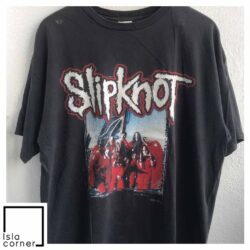 Vintage Slipknot 00 American Nu Metal Band T Shirt Front