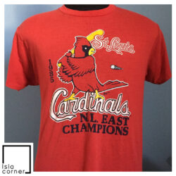 Vintage St Louis Cardinals 1985 World Series N L East Champions MLB Shirt