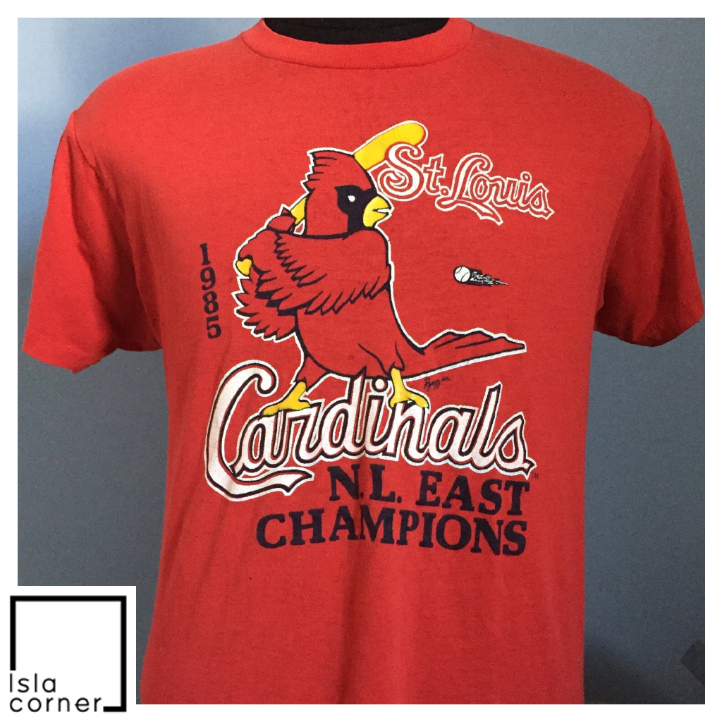 Vintage St Louis Cardinals 1985 World Series N L East Champions MLB Shirt Vintage St Louis Cardinals 1985 World Series N L East Champions MLB Shirt