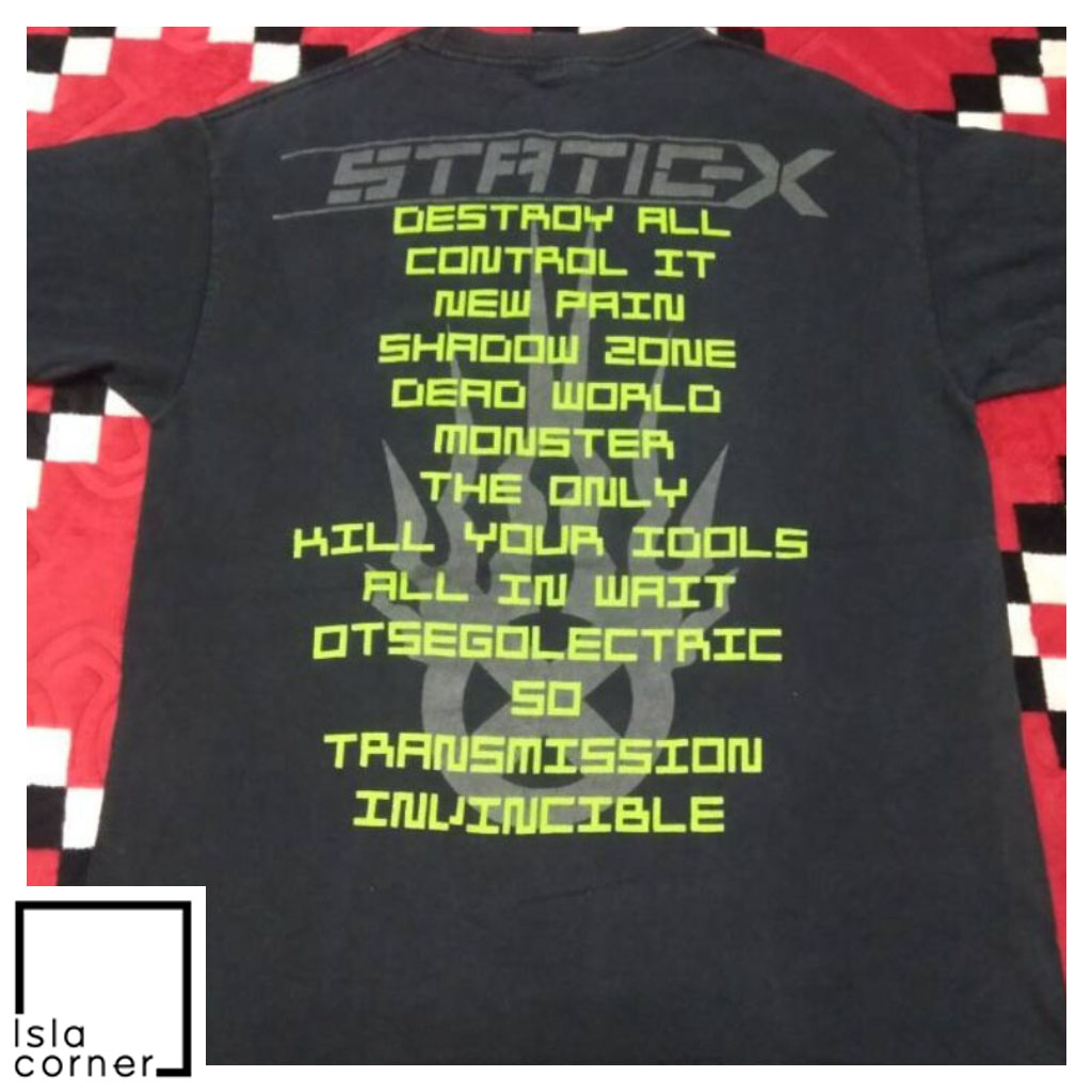 Vintage Static X Shadow Zone 2003 Rock Band Shirt Back Vintage Static X Shadow Zone 2003 Rock Band Shirt Back