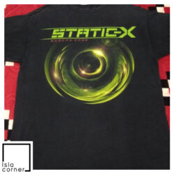 Vintage Static X Shadow Zone 2003 Rock Band Shirt Front