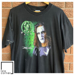 Vintage Sting WCW Wrestling Back In Black Shirt Front