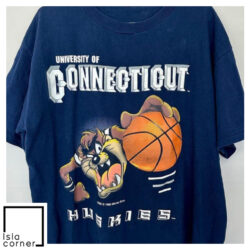 Vintage Taz Looney Tunes UConn University Of Connecticut Huskies Shirt