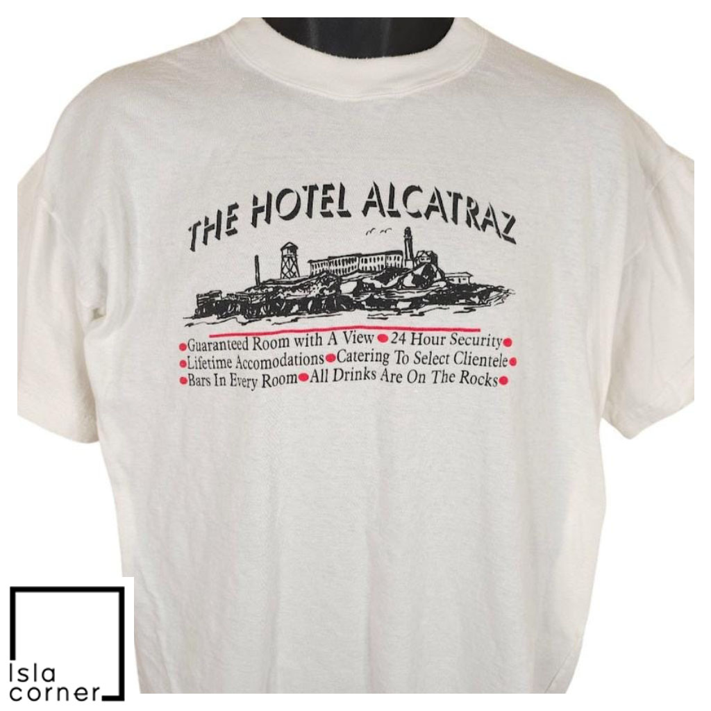 Vintage The Hotel Alcatraz The Rock Prison Island Shirt Vintage The Hotel Alcatraz The Rock Prison Island Shirt