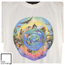 Vintage World 90s Nature Human Earth Shirt