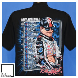 Vintage Y2K Dale Earnhardt 2001 NASCAR Racing T Shirt BAck