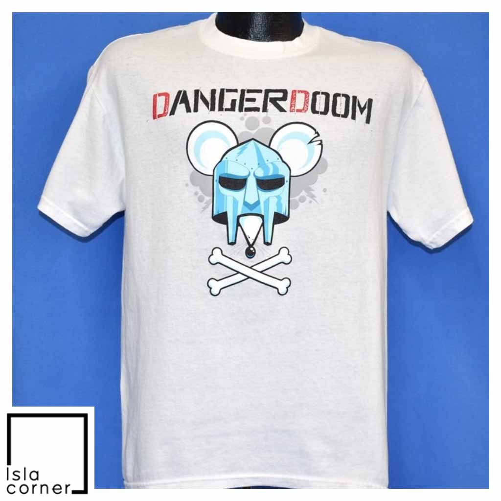 Vintage Y2K Danger Doom Mouse and the Mask Hip Hop T Shirt Vintage Y2K Danger Doom Mouse and the Mask Hip Hop T Shirt