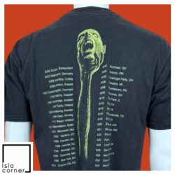 Vintage Y2K Dio Evil Or Divine World Tour T Shirt Back