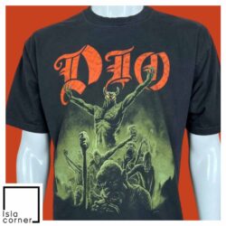 Vintage Y2K Dio Evil Or Divine World Tour T Shirt Front
