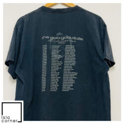 Vintage Y2K Goo Goo Dolls Gutterflowers 2002 Tour T Shirt Back