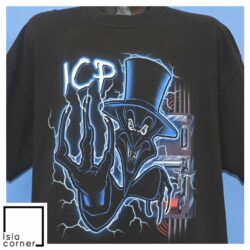 Vintage Y2K Insane Clown Posse Ringmaster Lightning T Shirt Front