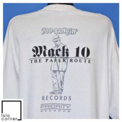 Vintage Y2K Mack 10 Paper Route 2000 Rap Hip Hop T Shirt Back
