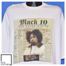 Vintage Y2K Mack 10 Paper Route 2000 Rap Hip Hop T Shirt Front