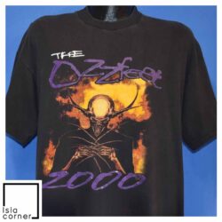Vintage Y2K Ozzfest 2000 Rock Festival T Shirt Front