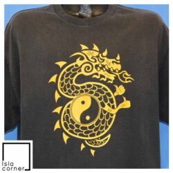 Vintage Y2K Rob Van Dam Dragon WWF Wrestling T Shirt Front