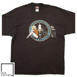 Vintage Y2k Harley Davidson Motorcycles 2006 Tucson Arizona Shirt Front